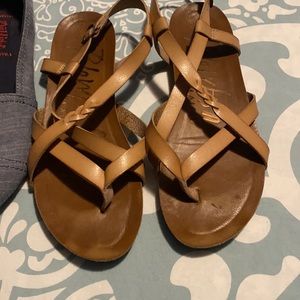 Blowfish leather sandals